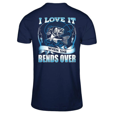 I Love It When She Bends-T-Shirt & Hoodie-Classic T-Shirt-Navy
