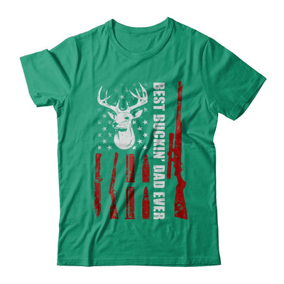 Best Buckin Dad Ever Deer Hunting Father's Day Gift-T-Shirt & Hoodie-Classic T-Shirt-Kelly Green