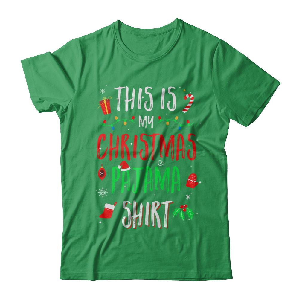 This Is My Christmas Pajama-T-Shirt & Sweatshirt-Premium T-Shirt-Kelly Green