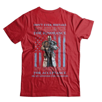 Don't Ever Mistake My Silence For Ignorance-T-Shirt & Hoodie-Classic T-Shirt-Red