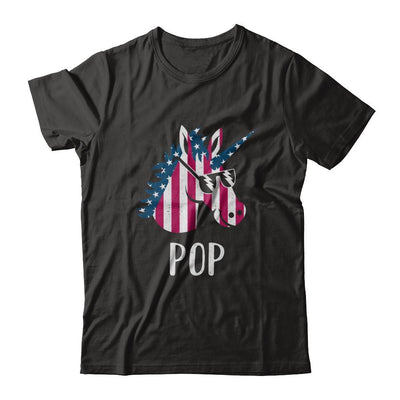 Patriotic Pop Unicorn Americorn 4Th Of July-T-Shirt & Hoodie-Classic T-Shirt-Black