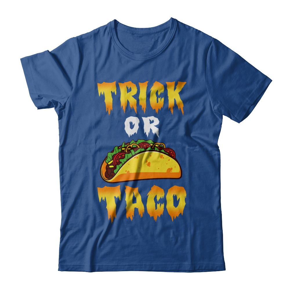 Halloween Trick Or Tacos Halloween Trick Or Treat-T-Shirt & Hoodie-Classic T-Shirt-Royal