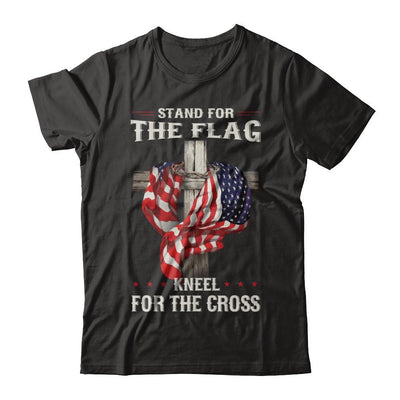 Stand For The Flag Kneel For The Cross-T-Shirt & Hoodie-Premium T-Shirt-Black