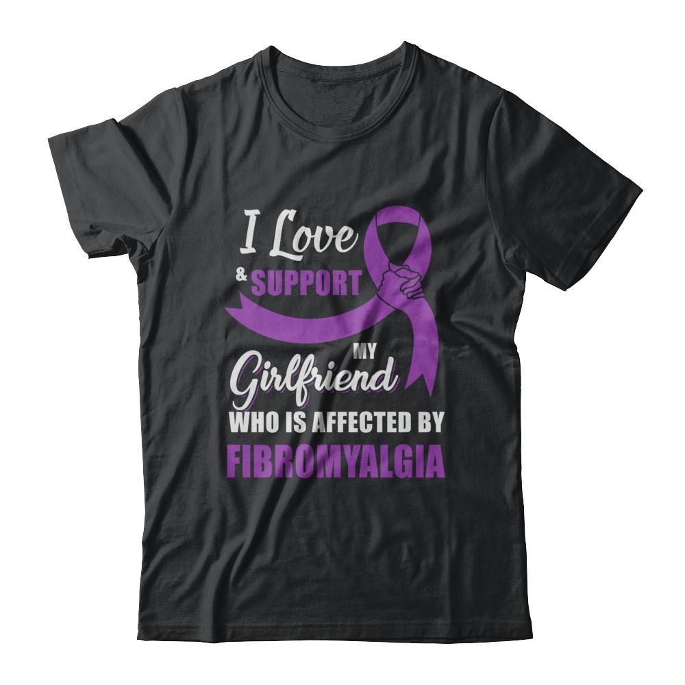 Fibromyalgia Awareness Support Purple Girlfriend Boyfriend