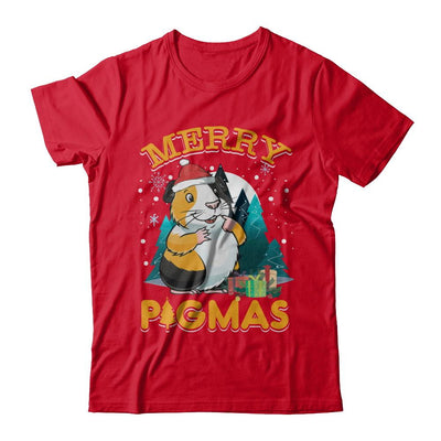 Merry Pigmas Funny Guinea Pig-T-Shirt & Hoodie-Premium T-Shirt-Red