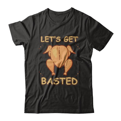 Let's Get Basted Thanksgiving-T-Shirt & Sweatshirt-Premium T-Shirt-Black