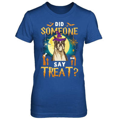 Did Someone Say Treat Boxer Halloween Costume-T-Shirt & Hoodie-Women's T-Shirt-Royal