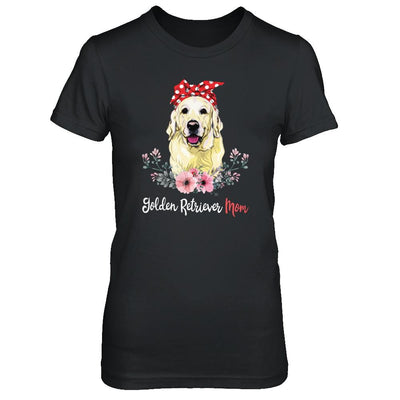 Golden Retriever Mom Gift For Women Dog Lover-T-Shirt & Hoodie-Women's T-Shirt-Black