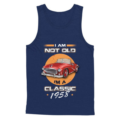 I'm Not Old I'm A Classic 1958 Car-T-Shirt & Hoodie-Unisex Tank-Navy