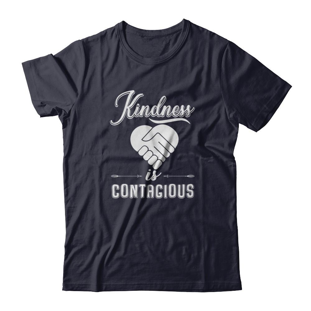 Kindness Is Contagious-T-Shirt & Tank Top-Premium T-Shirt-Midnight Navy