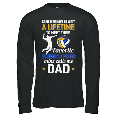 Funny My Favorite Volleyball Player Calls Me Dad-T-Shirt & Hoodie-