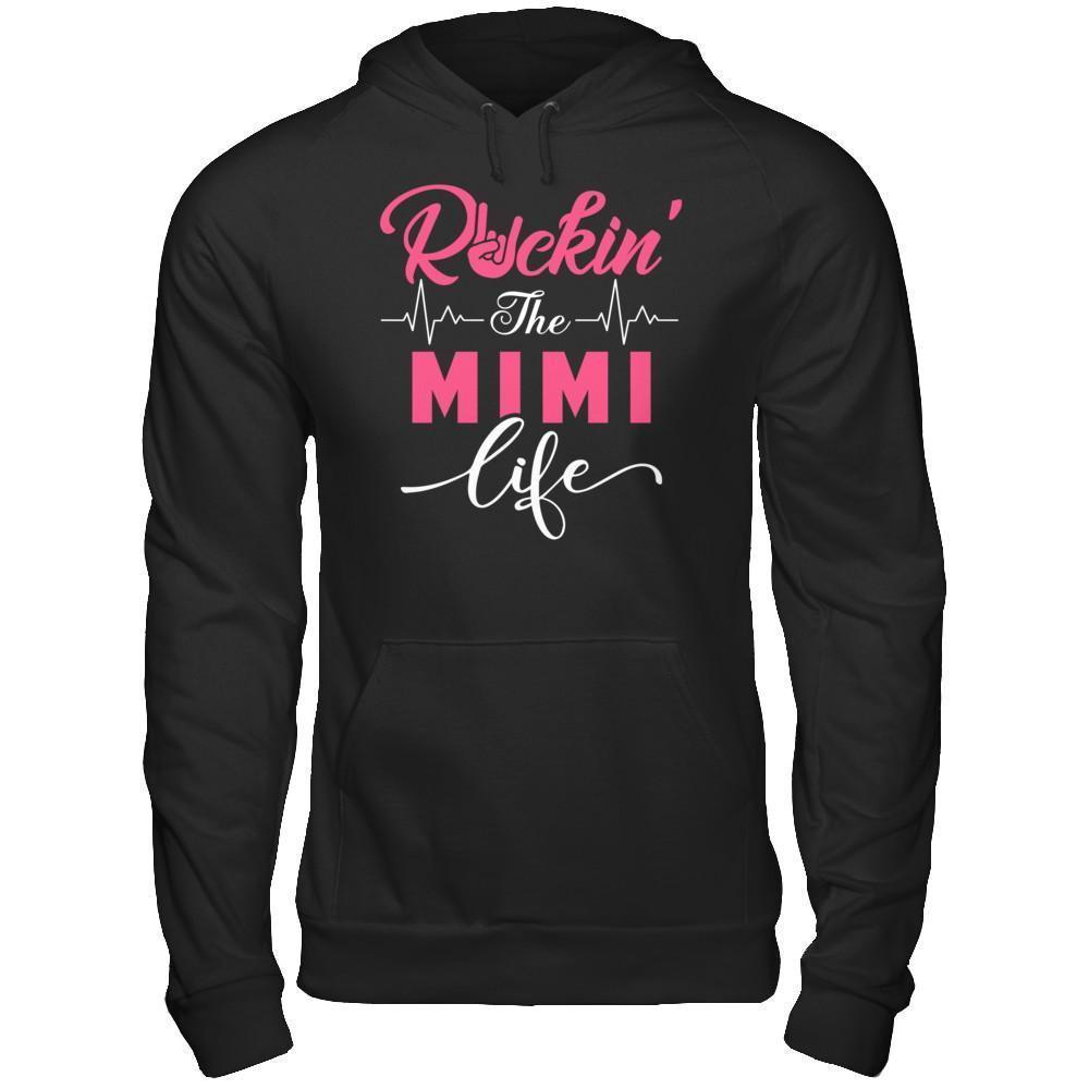 Rockin' The Mimi Life-T-Shirt & Hoodie-Pullover Hoodie-Black