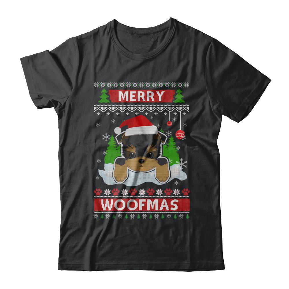 Yorkie Merry Woofmas Ugly Christmas Sweater