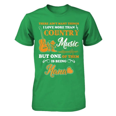I Love More Than Country Music But One Of Them Is Being Nana-T-Shirt & Hoodie-Premium T-Shirt-Kelly Green