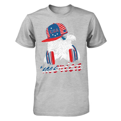 Usa Pride Merica Hiphop Eagle 4Th Of July-T-Shirt & Hoodie-Premium T-Shirt-Heather Gray