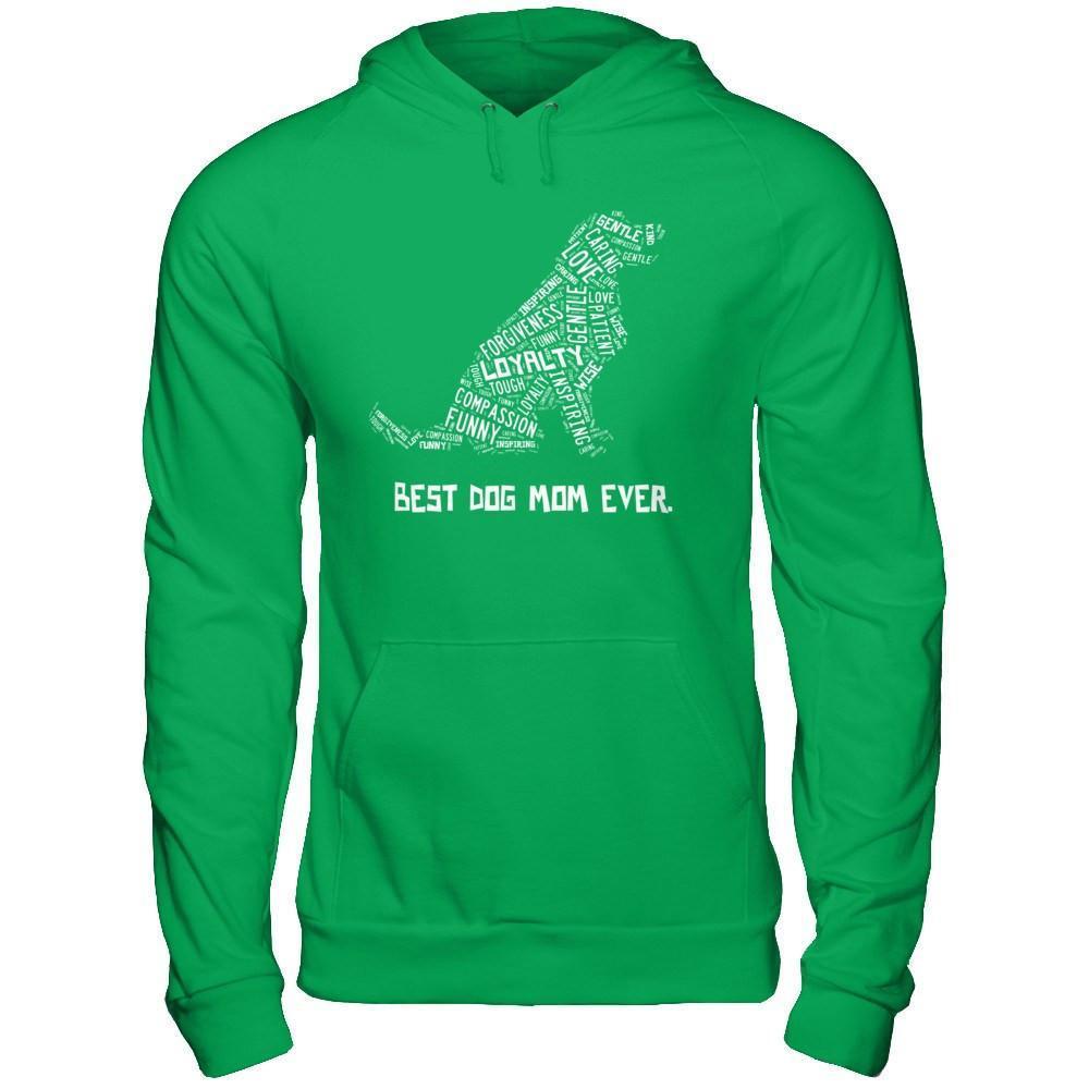 Best Dog Mom Ever Golden Retriever Lovers-T-Shirt & Hoodie-Pullover Hoodie-Irish Green