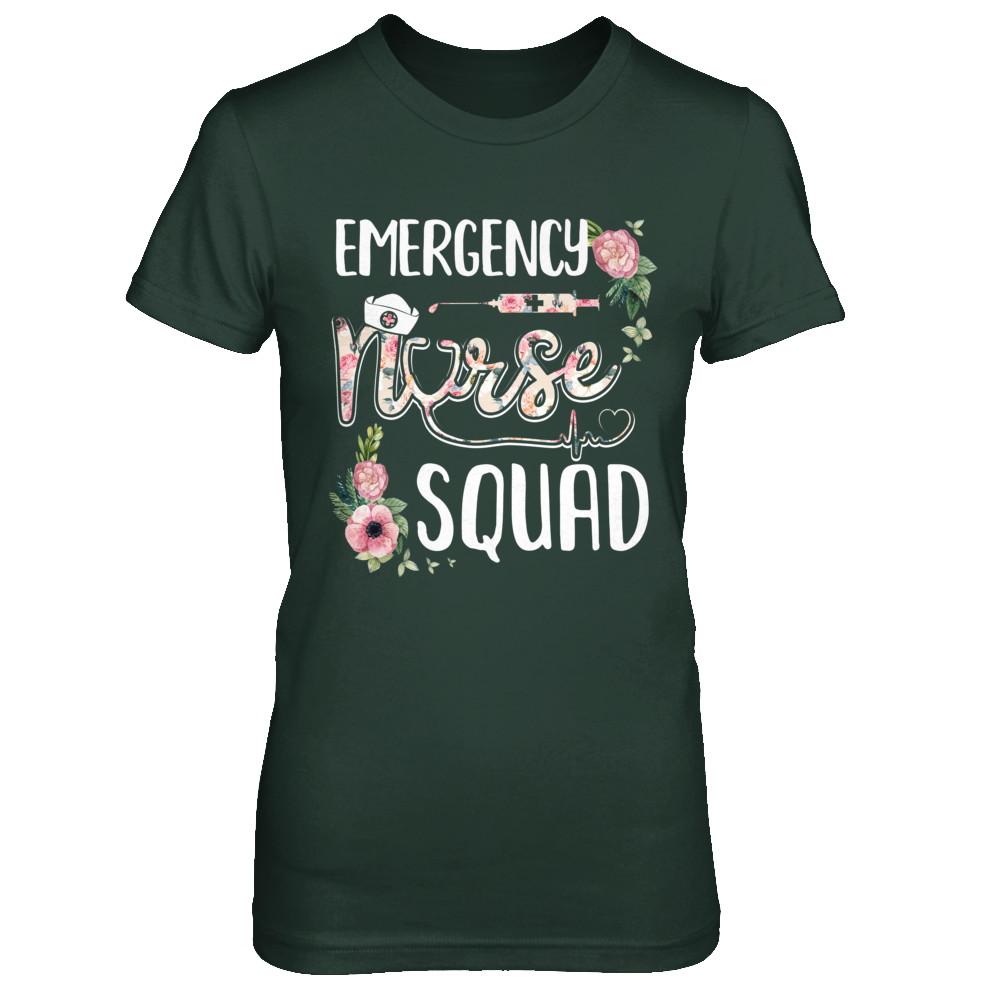 Nursing Emergency Nurse Squad-T-Shirt & Hoodie-Women's T-Shirt-Forest Green