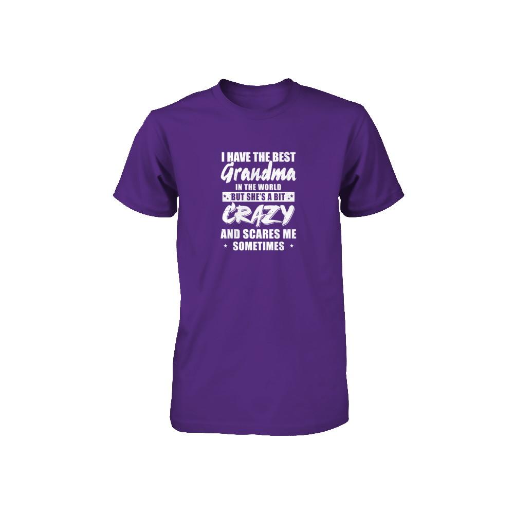 I Have The Best Grandma In The World Kids Youth-Youth Shirt-