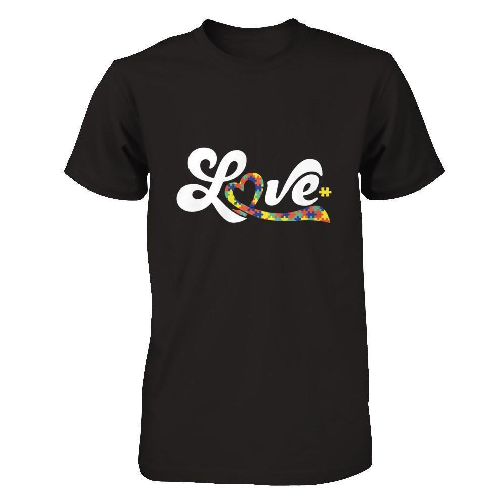 Love Autism Awareness-T-Shirt & Hoodie-Premium T-Shirt-Black