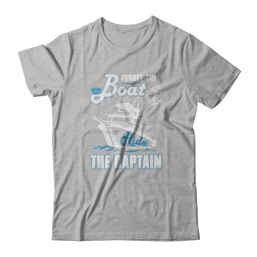 Forget The Boat Ride The Captain-T-Shirt & Tank Top-Premium T-Shirt-Heather Gray