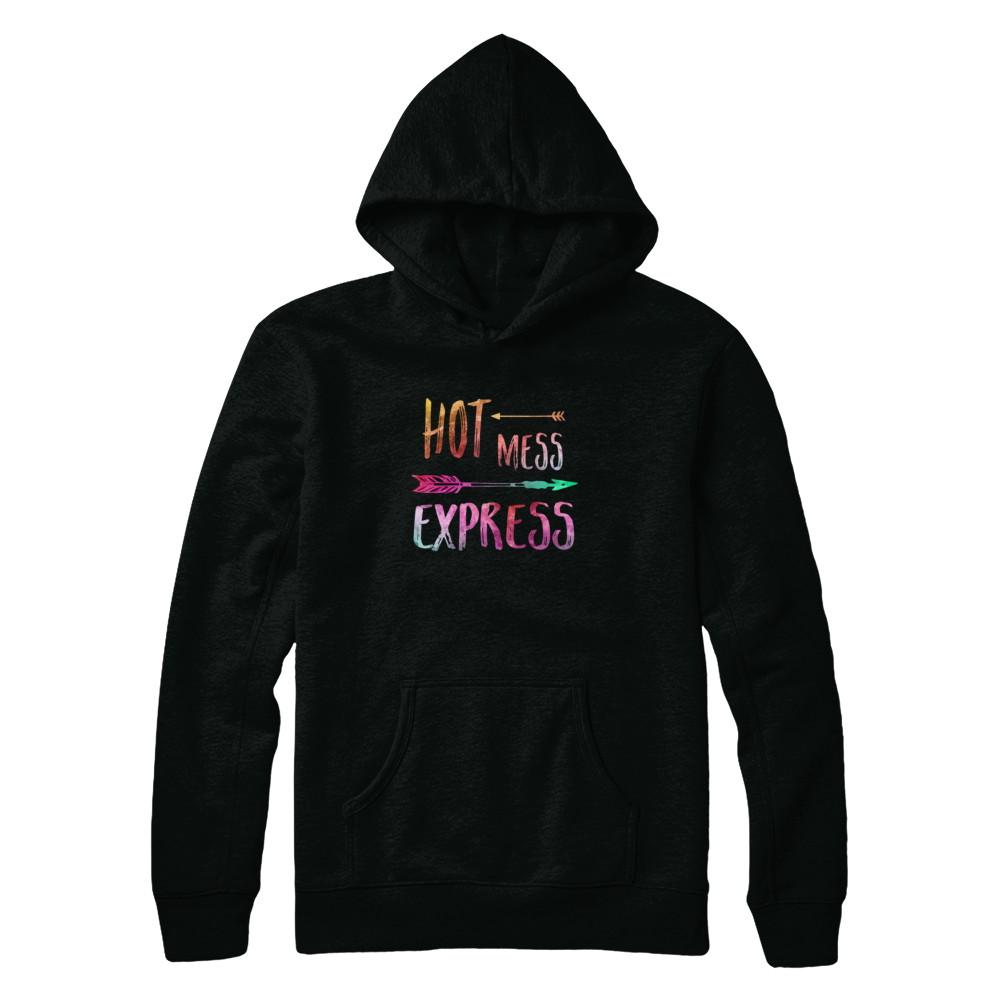 Hot Mess Express-T-Shirt & Tank Top-Pullover Hoodie-Black