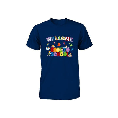 Welcome Back To School Youth-T-Shirt & Hoodie-Toddler T-Shirt-Navy