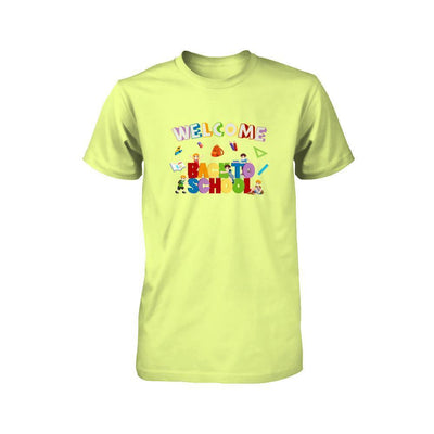Welcome Back To School Youth-T-Shirt & Hoodie-Youth T-Shirt-Neon Yellow
