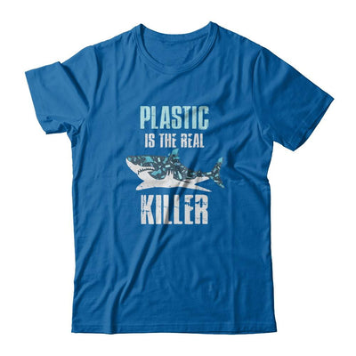 Plastic Is The Real Killer Save Ocean Quote-T-Shirt & Tank Top-Classic T-Shirt-Royal