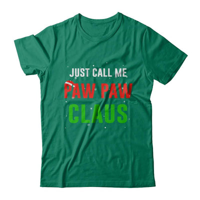 Santa Paw Paw Claus Matching Family Christmas Pajamas-T-Shirt & Sweatshirt-Classic T-Shirt-Kelly Green
