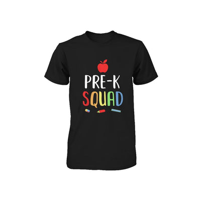 Pre-K Preschool Squad Back To School Teacher Gift Youth-Youth Shirt-Toddler T-Shirt-Black
