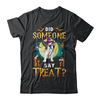 Did Someone Say Treat Bulldog Halloween Costume-T-Shirt & Hoodie-Classic T-Shirt-Black