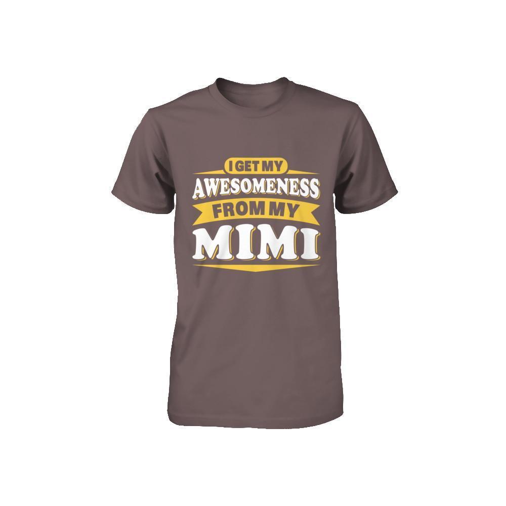 I Get My Awesomeness From My Mimi Youth-Youth Shirt-Youth T-Shirt-Asphalt