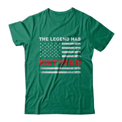 The Legend Has Retired Firefighter Retirement Gift-T-Shirt & Hoodie-Classic T-Shirt-Kelly Green