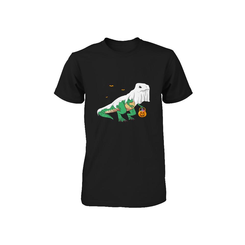Halloween T Rex Dinosaur Ghost Trick Or Treat Youth-Youth Shirt-Toddler T-Shirt-Black