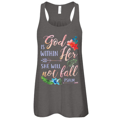 God Is Within Her She Will Not Fail Christian-T-Shirt & Tank Top-