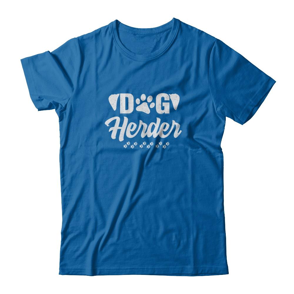 Dog Herder Funny Herding Dogs Gift-T-Shirt & Tank Top-Classic T-Shirt-Royal