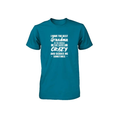 I Have The Best Grandma In The World Kids Youth-Youth Shirt-