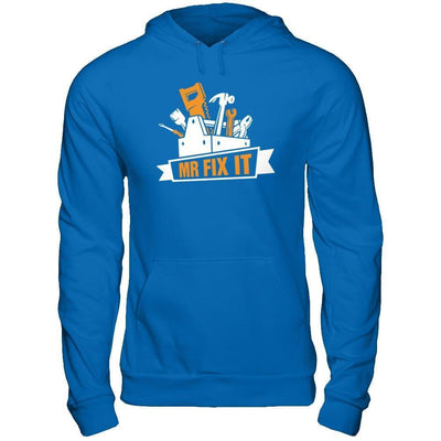 Mr Fix It-T-Shirt & Hoodie-Pullover Hoodie-Royal