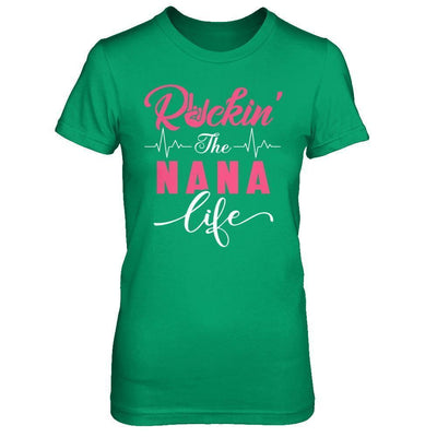 Rockin' The Nana Life-T-Shirt & Hoodie-Women's T-Shirt-Irish Green