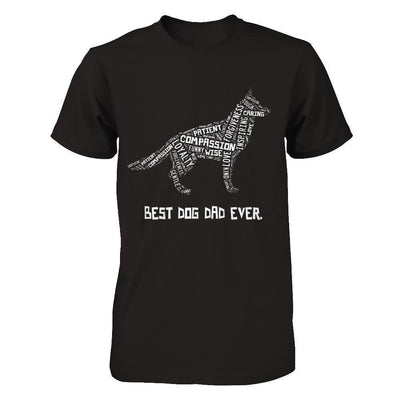 Best Dog Dad Ever German Shepherd Lovers-T-Shirt & Hoodie-Classic T-Shirt-Black
