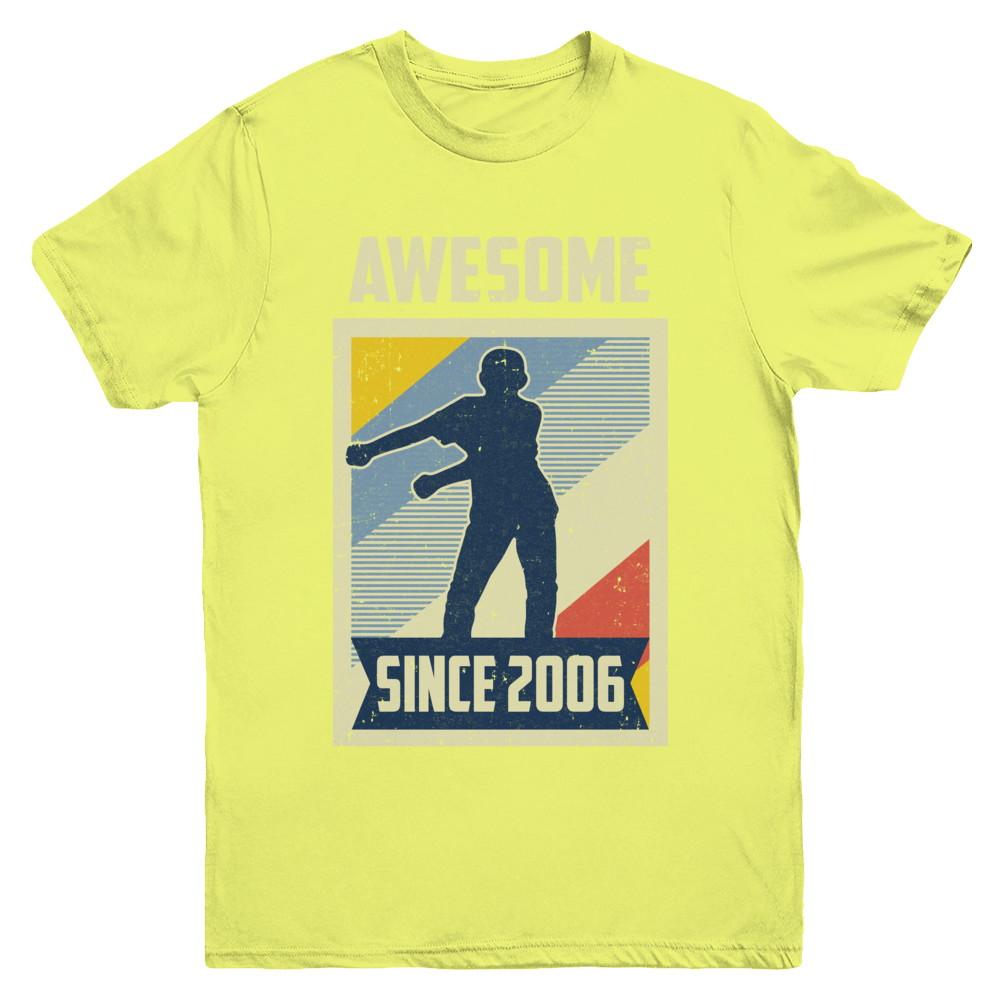Vintage Floss 15th 2006 Birthday Gift for 15 Years Old Youth-Youth Shirt-Youth T-Shirt-Daisy