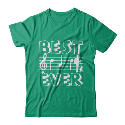 Best Dad Ever Music Piano Guitar Singer-T-Shirt & Hoodie-Classic T-Shirt-Kelly Green