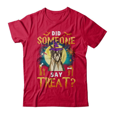 Did Someone Say Treat Boxer Halloween Costume-T-Shirt & Hoodie-Classic T-Shirt-Red