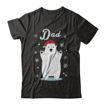 Dad Bear Christmas Santa Pajamas-T-Shirt & Sweatshirt-Classic T-Shirt-Black
