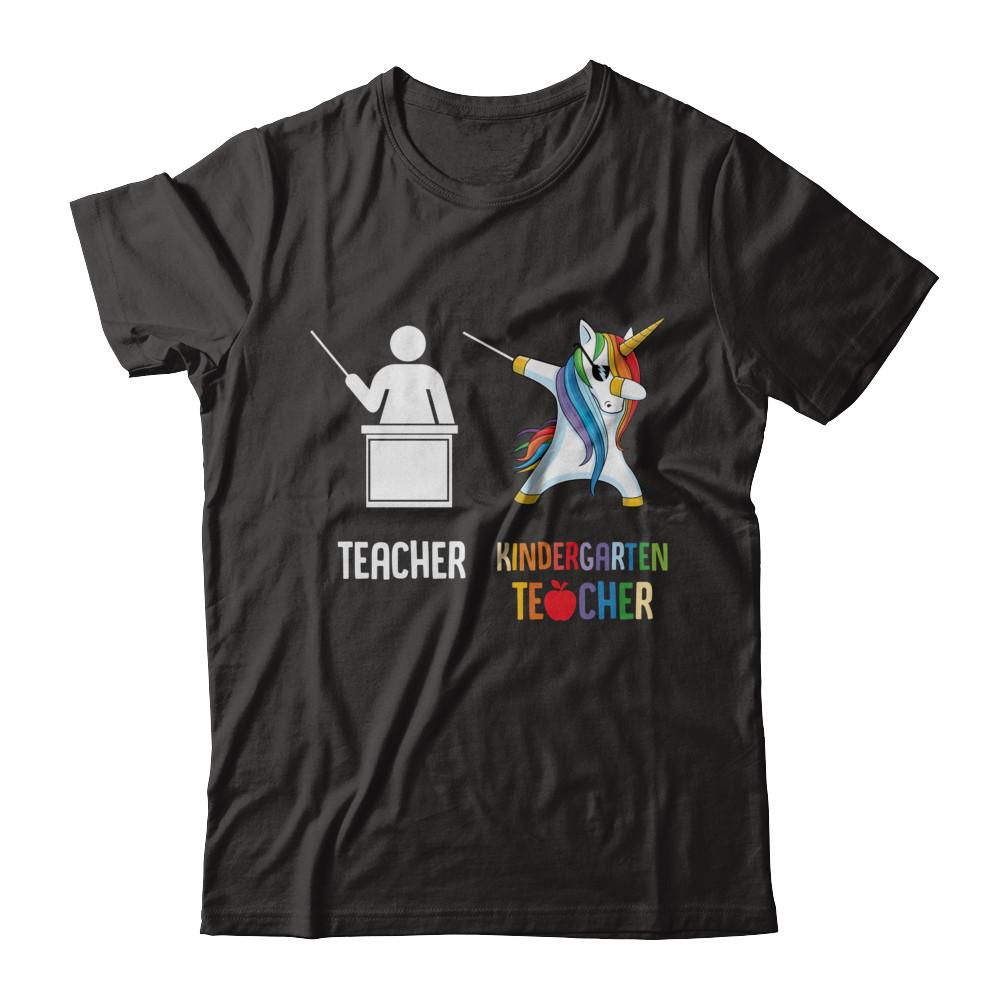 Dabbing Unicorn Kindergarten Teacher Funny Gifts Dab