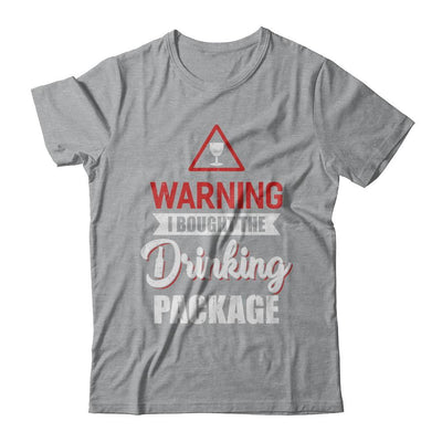 Cruise Ship Warning I Bought The Drink Package-T-Shirt & Hoodie-Classic T-Shirt-Sport Grey