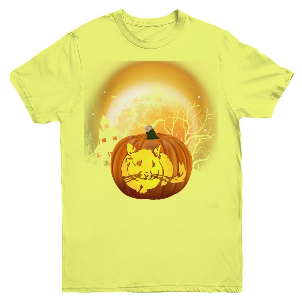 Pumpkin Chinchilla Halloween Human Costume Youth-Youth Shirt-Youth T-Shirt-Daisy