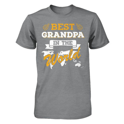 Best Grandpa In The World-T-Shirt & Hoodie-Classic T-Shirt-Sport Grey