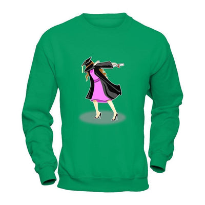 Funny Dabbing Senior College High School Graduation 2018-T-Shirt & Hoodie-Crewneck Sweatshirt-Irish Green