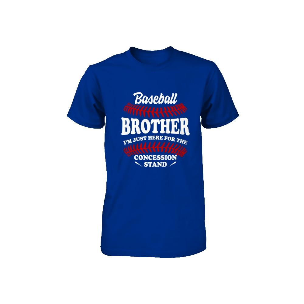 Baseball Brother I'm Just Here For The Concession Stand Youth-Youth Shirt-
